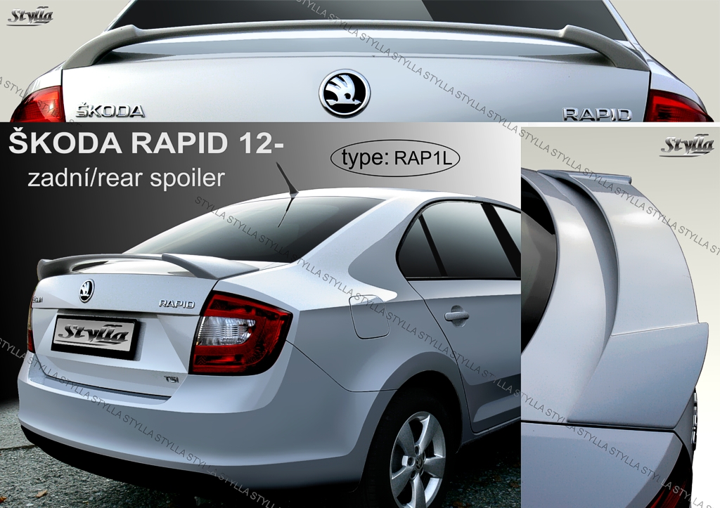 skoda rapid spoiler price